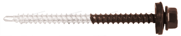 Заказать недорогой Саморез 4,8х70 ПРЕМИУМ RAL8017 (коричневый шоколад) в нашем интернет-магазине.