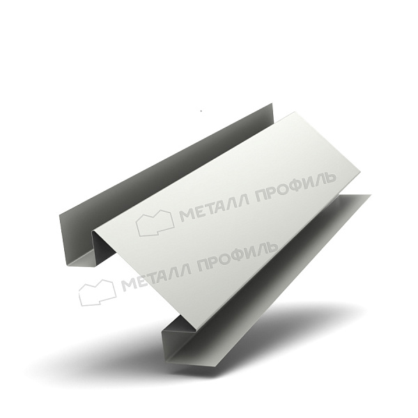 Планка угла внутреннего сложного 75х3000 (ПЭ-01-9010-0.5) ― приобрести по умеренной цене в интернет-магазине Компании Металл Профиль.